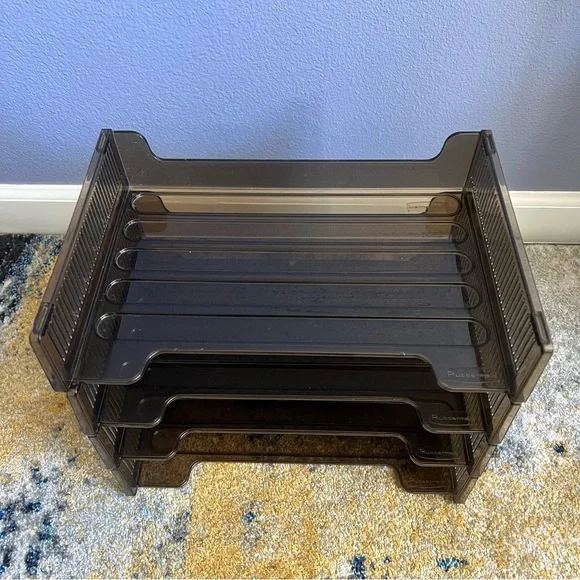 Rubbermaid 2551 Office Paper Stacking Letter Tray - Picture 3 of 13